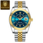 POEDAGAR Classic Luxury Men's Quartz Watches Stainless Steel Date Man Watch Waterproof Luminous Fashion Business Male Wristwatch