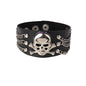 Punk Bracelets PU Leather Studded Bracelet Adjustable Goth Cuff Bracelet Gothic Rivet Buckle Wristband for Men Women Emo Jewelry