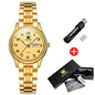Women's Arabic Numeral Day-Date Bracelet Watch