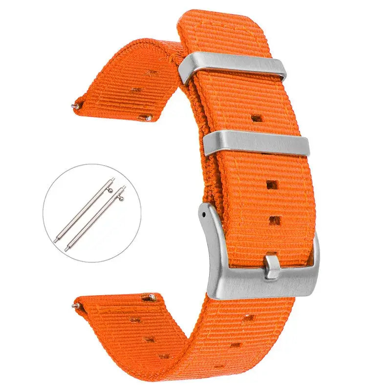 TicWatch Pro 5, Pro 3 & E3 Two-Piece Nylon Band, Twin Metal Keepers