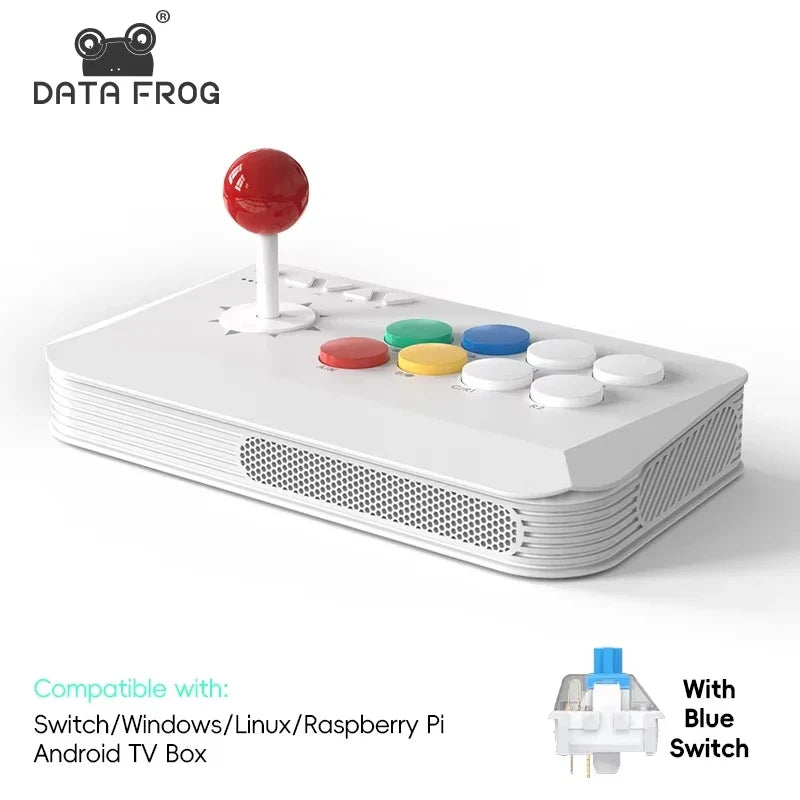DATA FROG Y5A / Y3A MAX Arcade Stick for Switch 2 & Windows, Wireless Arcade Fight Stick, 2.4G Receiver