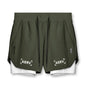 ASRV Men’s 2-in-1 Quick Dry Gym Shorts