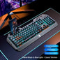 Eweadn Tk900 Wireless Gaming Mechanical Keyboard Mouse Headset Combo Blue Switch Metal Panel N Key Rollover For Desktop Pc