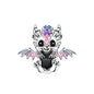 925 Sterling Silver Can Be Opened Pandant Easter Egg Charms Beads Fit