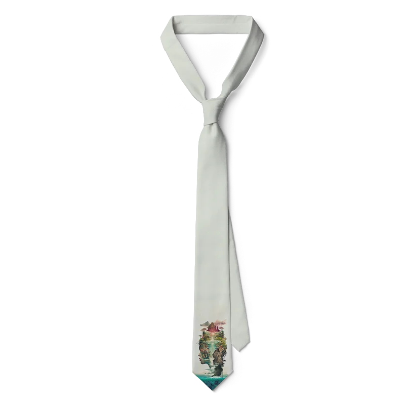 Newly Designed Cartoon Necktie 3D Printing Harajuku Fashion Kawaii Unisex Tie 8CM Slim Dating Wedding Party Tie Cosplay