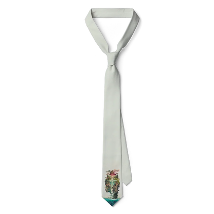 Newly Designed Cartoon Necktie 3D Printing Harajuku Fashion Kawaii Unisex Tie 8CM Slim Dating Wedding Party Tie Cosplay