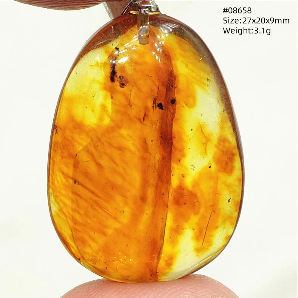Natural Amber Pendant From Baltic Flower Yellow Amber Water Drop Women Men Jewelry Reiki Stone Women Men AAAAAAA