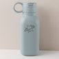 450ML Custom Name Silicone Straw Cup, Personalized Cartoon Pattern Water Bottle, Leakproof Sports Water Bottle for Kids Adults