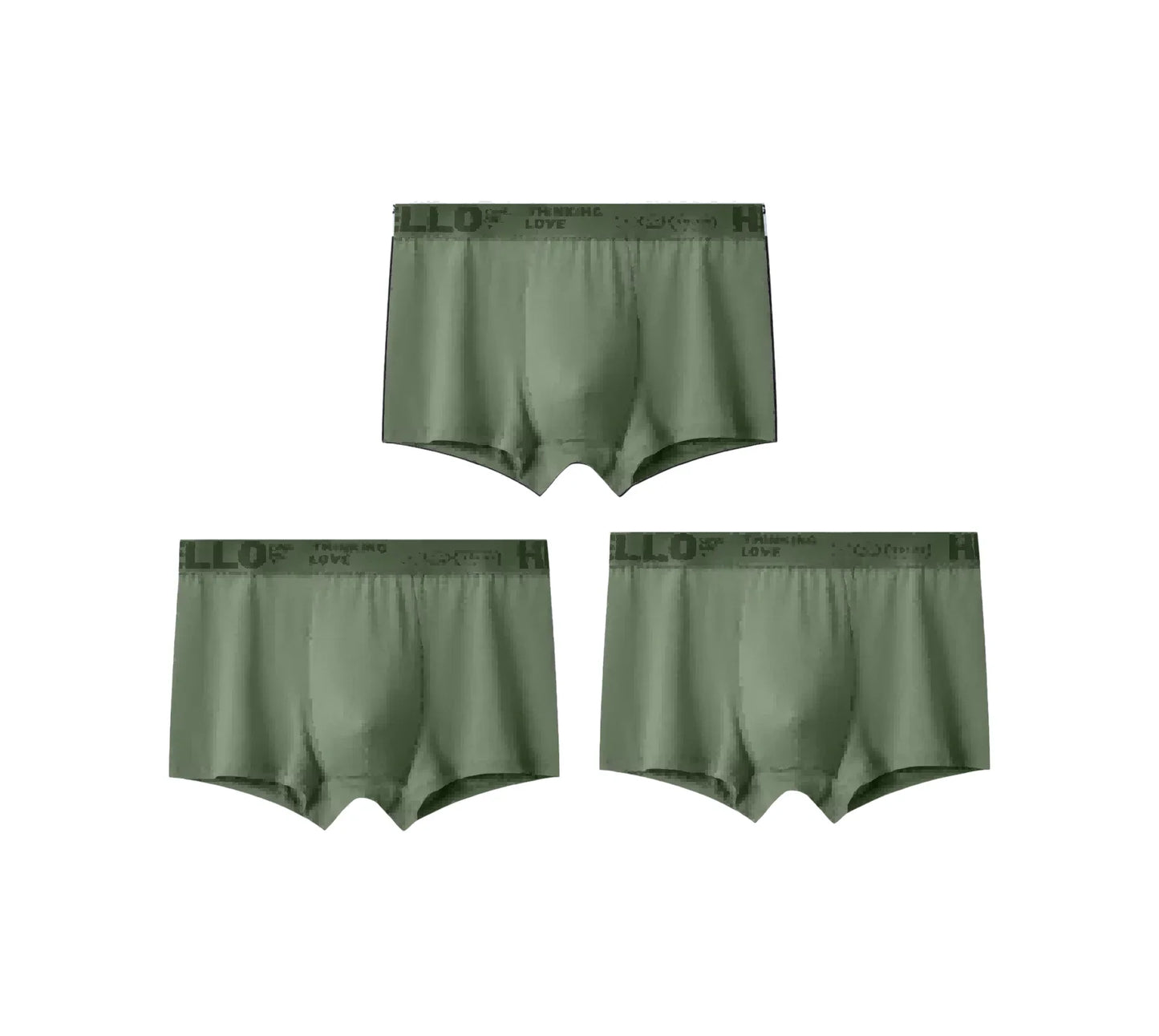 Hello Men's Breathable Antibacterial Boxer Shorts
