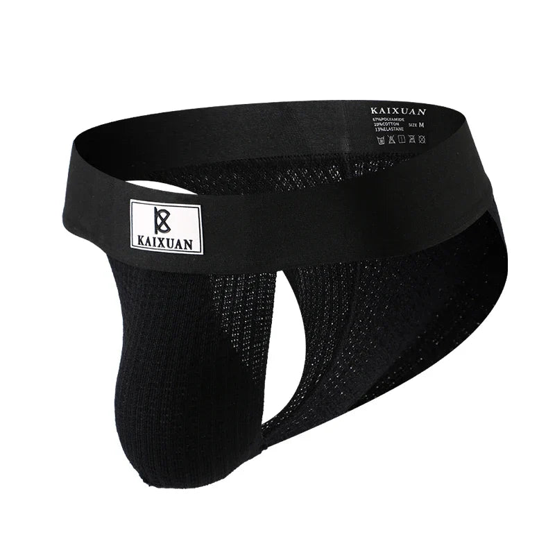 Men's Underwear Sexy Briefs Jockstrap Pouch Cuecas Panties Breathable Underpants Gay Slip Homme