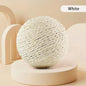 Interactive Sisal Cat Scratching Ball Toy For Kitten Teeth Cleaning Anti Bite 10CM Super Big Cat Ball Sounding Toy Pet Supplies