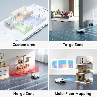 ILIFE A30 PRO 5000Pa Suction, Robot Vacuum and Mop Combo, Self Emptying, 60 Day Capacity, App/Remote, 180 Minute Running Time