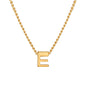 Vnox Chic Tiny A-Z Letters Necklaces for Women Girls, Gold Color Stainless Steel Initial Chokers,Small Pendent Necklaces Jewelry