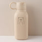 450ml Custom Name Silicone Straw Cup, Personalized Cartoon Pattern