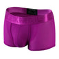 Fashion Fluorescent Color Men's Underwear Sporty Breathable Mesh Boxer Briefs Sexy Transparent Male Underpants Gay Sissy Shorts