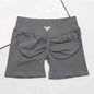 Seamless Silicone Printed Yoga Shorts