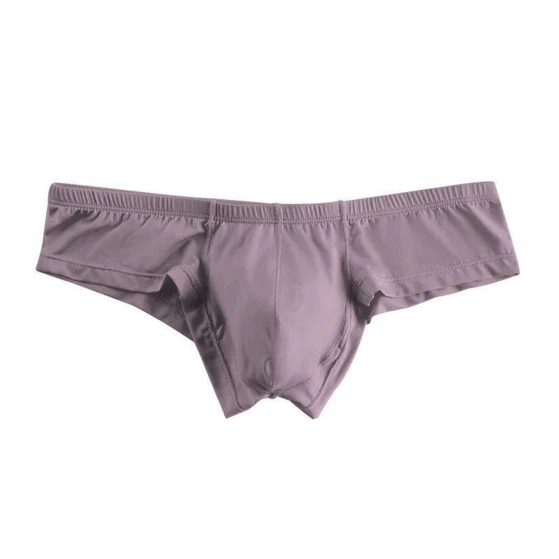 ADANNU Briefs Male Underwear Nine Solid Colors Insensitivity Skin-friendly Color With Zero Independent Codpiece Men Sport Short