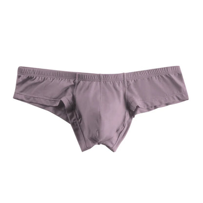 ADANNU Briefs Male Underwear Nine Solid Colors Insensitivity Skin-friendly Color With Zero Independent Codpiece Men Sport Short
