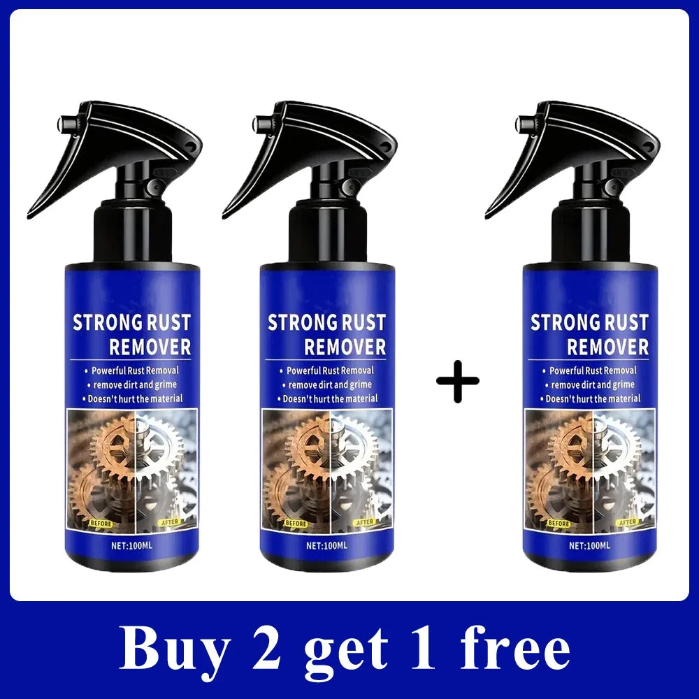 Car All-Purpose Rust Remover Spray - 100ml, Fast-Acting Iron Oxidation