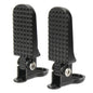 Bicycle Rear Pedal for Electric Bike Foldable Design Aluminum Alloy Material Anti Slip Pattern Wide Application