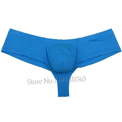 Men's Micro Boxers Mini Bikini Briefs Underwear Slip Bulge Pouch Breathable Smooth Beach Trunks Stretchy Panties Low Rise Soft