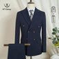 ST Cassy High Quality Elegant Man Suit 2 Piece Set Party Outfit Modern Wedding Dinner Suit for Men Stylish Business Office Suit