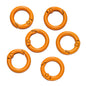 5Pcs Colorful  O Ring Spring Clasp Openable Round Carabiner Keychain Clips Hook Dog Chain DIY Jewelry Buckle Connector