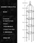 Climbing Plant Trellis Outdoor Tower Garden Flowers Support Frame Tall Potted Plants Support Climbing Flower Vines DIY Stand