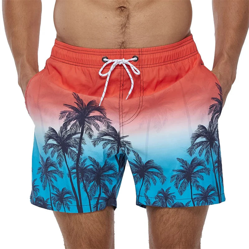 Simple Pineapple Graphic Beach Shorts Pants Men 3D Printing Surf Board Shorts Summer Hawaii Swimsuit Swim Trunks Cool Ice Shorts
