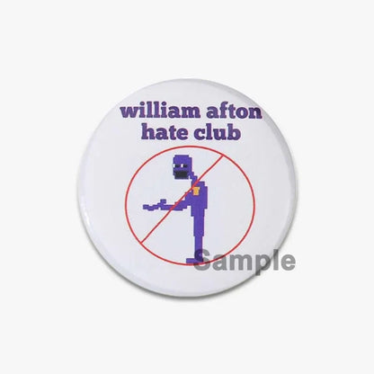 32/44/58mm Creative Round Animal Letter Pins Cartoon Character Funny