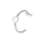 1PC Stainless Steel Fake Nose Ring Hoop Septum Rings Non-Pierced C