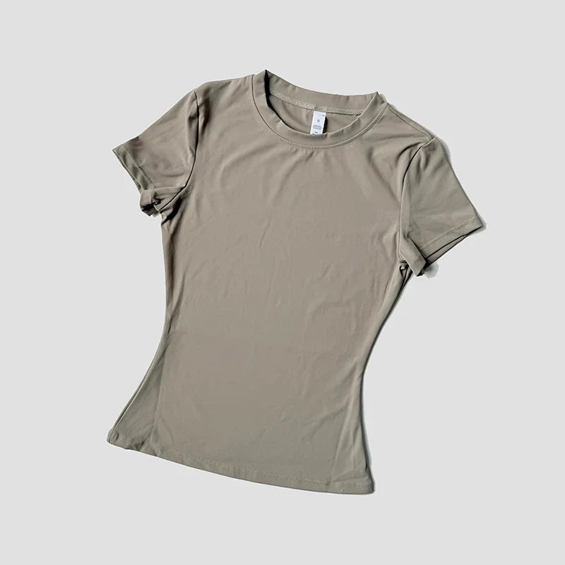 FlexiFit Seamless Yoga Tee for Active Women