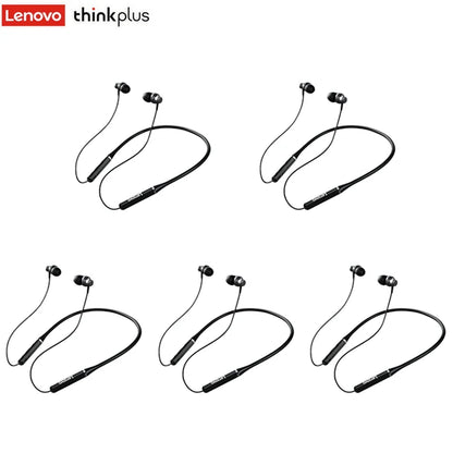 Lenovo HE05X Neckband Earphones Wireless Bluetooth 5.0 Earbuds Waterproof Sport Headset With Mic Magnetic Neckband Earphone New