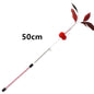 Cat Toy Spring Cat Toys Interactive Steel Wire Feather Toys for Cats Teaser Funny Feather Cats Toy Stick Plush Ball Pet Supplies