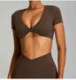 Sexy Backless Yoga Crop Top for Women