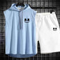Summer Men's Casual Hooded Tracksuit Set
