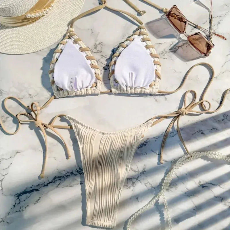 Two-Piece Swimsuit Women's Beachwear Set + Stylish & Premium