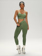 Women's Seamless Cropped Top & Pants Set
