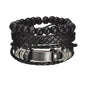 MeMolissa New Fashion Braided Wrap Leather Bracelets for Men High Quality Vintage Charm Wood Beads Ethnic Tribal Wristbands