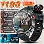 New T-REX3 Ultra 1100mAh Battery SmartWatch 10ATM Waterproof GPS Compass Flashlight 1.7" AMOLED HD Call Sports Smart Watch Men