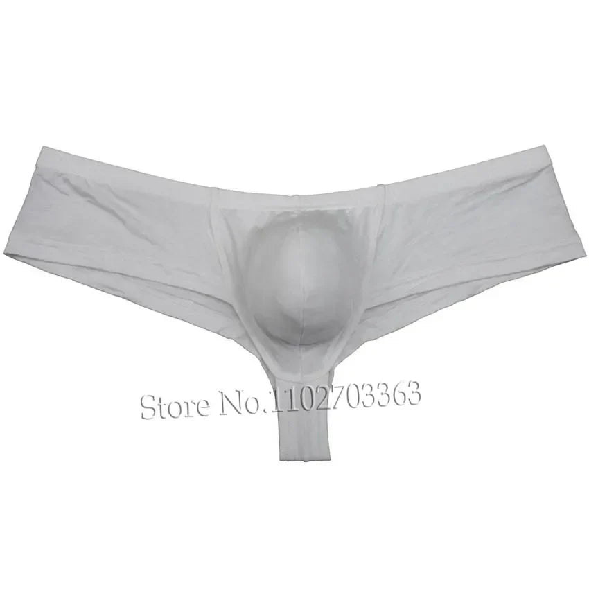 Men's Micro Boxers Mini Bikini Briefs Underwear Slip Bulge Pouch Breathable Smooth Beach Trunks Stretchy Panties Low Rise Soft