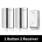 VeryHome Wireless Doorbell Waterproof Self-powered Button Smart Door Bell Sets Home Welcome Outdoor House Chimes  Receiver