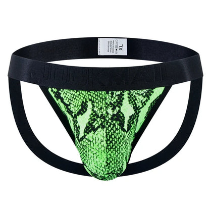 Jockstrap G-string Panties Gay Mens Underwear Bikini Briefs Sexy Panties Leopard Underpants Thong T Back Pantys Lingerie