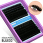 GROINNEYA Fluffy Thick DIY Eyelashes Cluster D/DD Curl Wispy Individual lashes Mix Eyelash Extensions False Eyelashes Extension