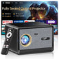 HORLAT 50000Lumens Google TV Projector Fully Sealed Optical Beamer 4K Smart Home Theater Movie Projector WiFi 6 Voice Assistant