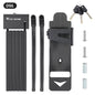 WEST BIKING Foldable Bike Lock Portable Anti-Theft Security Folding Padlock for MTB Road Bike E-bike Scooter Bicycle Accessories