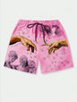 New Men's Summer Shorts Loose Luxury Shorts 3D Printing Casual Sculpture Print Harajuku Shorts Sports Quick Drying Shorts
