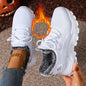 Women's Winter Warm Sports Shoes Non Slip Soles Suitable for Cold Weather Outdoor Walking Sports Shoes Ladies Sneakers