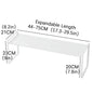 Kitchen Storage Rack under the Sink, Layered Shelf in the Cabinet, Countertop, Extendable Cabinet, Dish Storage Rack for Home