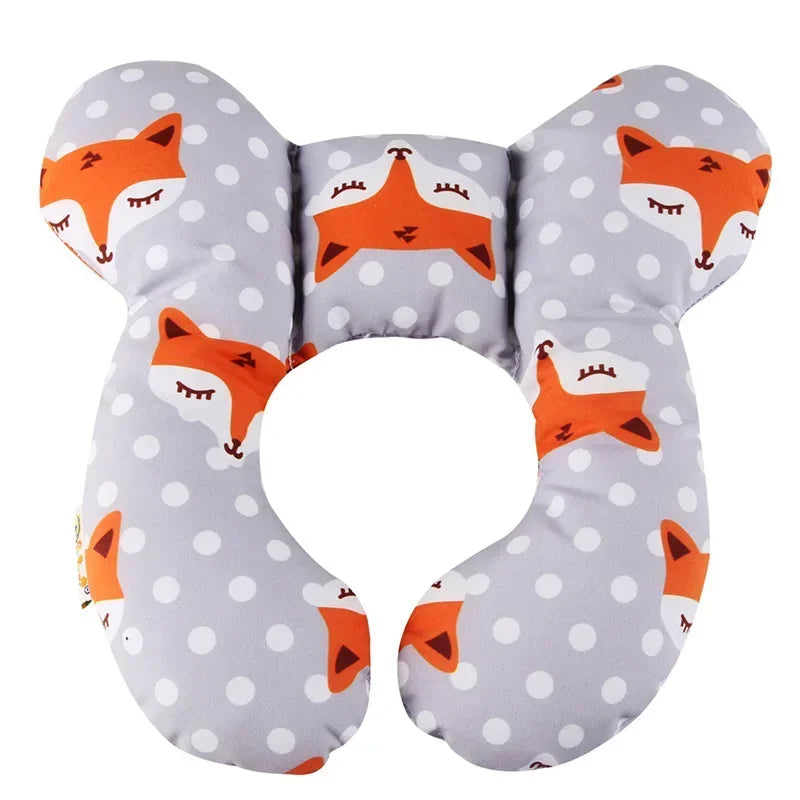 New Baby Pillow Protective Travel Car Seat Head Neck Support Pillows Newborn Children U Shape Headrest Toddler Cushion 0-3 Years